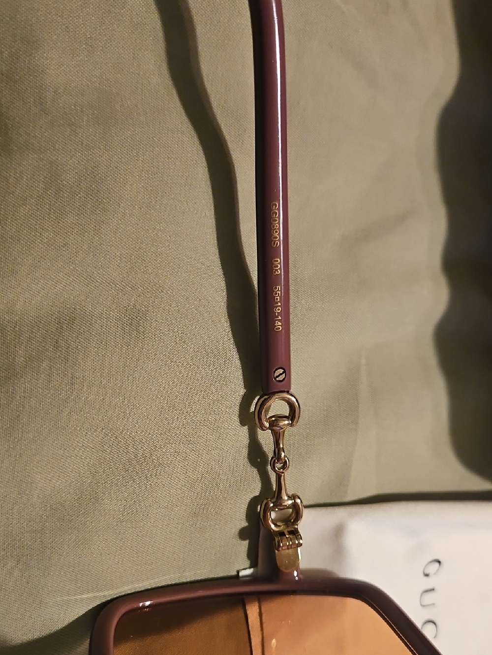 Gucci Sunglasses Pinkish Purple - Picture 2 of 10